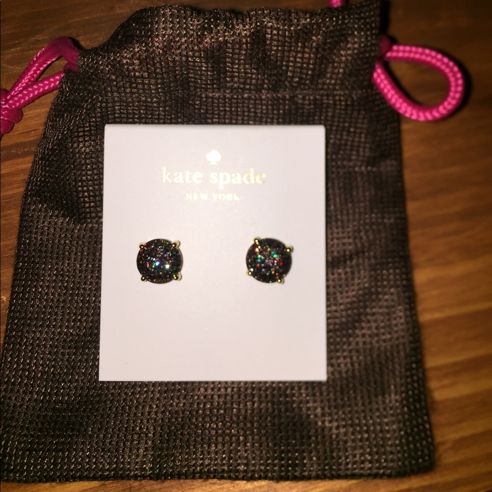 Kate spade NWT glitter earrings